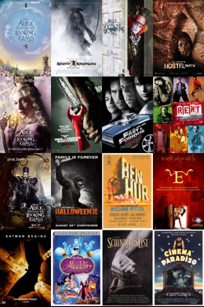 معرفی بهترین فیلم و سریال از نظر منتقدین و بینندگان - پوستر فیلم‌ها و سریال‌ها