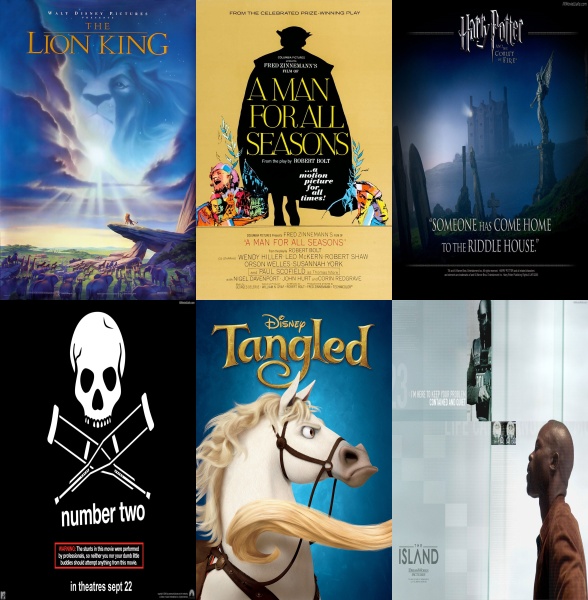 معرفی بهترین فیلم و سریال از نظر منتقدین و بینندگان - پوستر فیلم‌ها و سریال‌ها